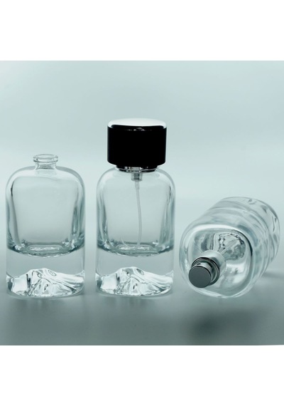 Boş Parfüm Şişesi 50 Ml Mount Dağ 2 Adet Sprey Aparat İle Kapatılır-kolay Kapama Boş Şişe