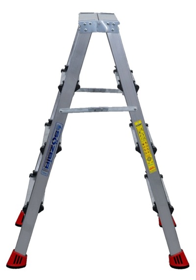 4+4 Çift Çıkışlı Premium Alüminyum Merdiven 20x50 Çok Amaçlı/pratik/kolay 84cm
