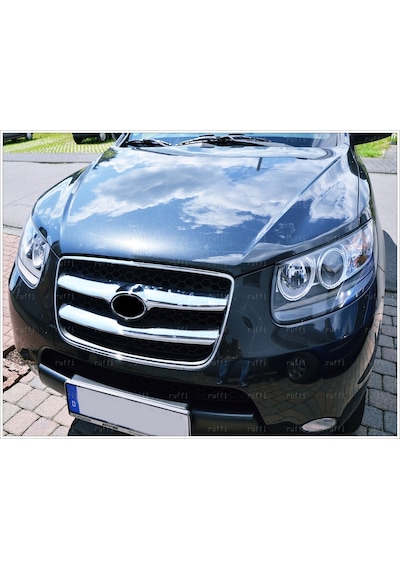 Hyundai Santa Fe Krom Ön Panjur 2 Prç. 2006-2010 Arası P. Çelik