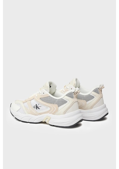 Calvin Klein Kadın Ayakkabı Yw0yw00891 0gg Beyaz-krem-siyah Beyaz - Krem - Siyah