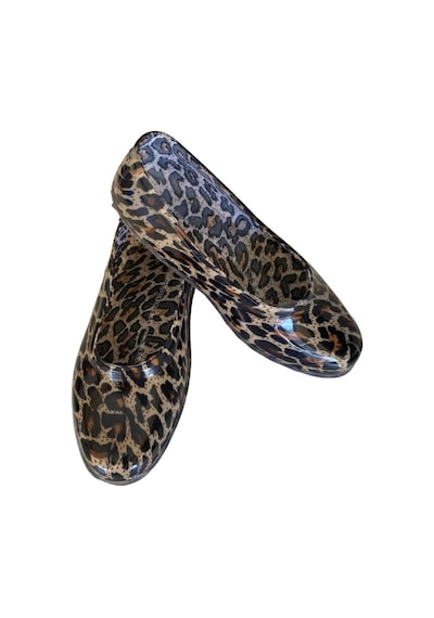 Patik Çiçekli Bahçe Ve Tarım Kız Çocuk Ayakkabısı 21-28 Leopar Leopar