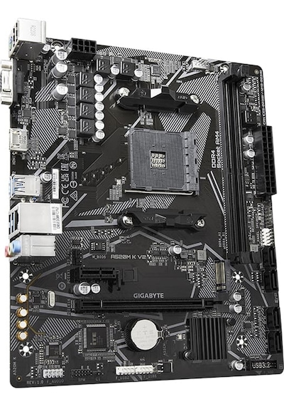 Gıgabyte A520m-k V2, 2xddr4, 1x M.2, D-sub, Hdmı, Am4 Soket Anakart