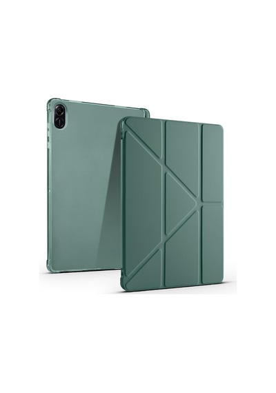 Pad X8a 11inç İle Uyumlu Kılıf Kalem Bölmeli Trifolding Case Koyu Yeşil Sku: Zeusb0dy7ghrsk Arka Kapak