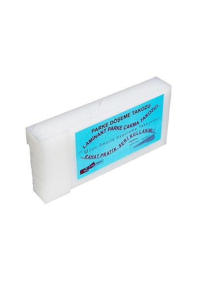 Parke Zemin Döşeme Takozu Beyaz 15 Cm 7 Cm Polyamid Laminant Parke Çakma Takozu