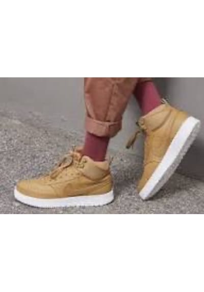Nike Court Vision Mid Winter Erkek Spor Ayakkabı Hardal