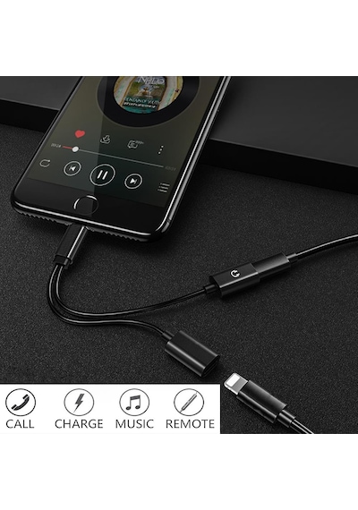 Lightning Kulaklık - Şarj Çoklayıcı Çevirici Dönüştürücü Adaptör