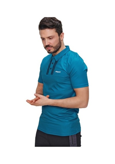 Uhlsport Erkek Günlük Polo T-shirt Young Siyah