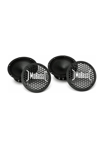 Mobass 16cm Hoparlör Kapağı - Mobass Logolu Kaliteli Plastik Midrange Hoparlör Kapak 16 Cm - 2 Adet