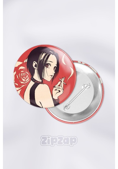 Nana Osaki Black Stones Çanta Süsü Rozet İğneli Buton Rozet Seti 1 Adet Tekli