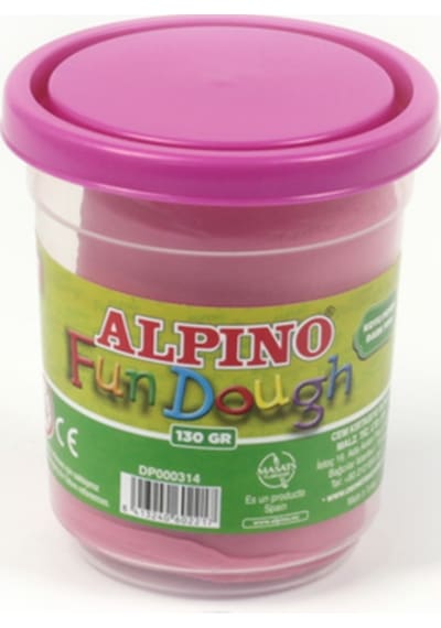 Alpino Oyun Hamuru 130 Gr Koyu Pembe Dp-000314 Çok Renkli
