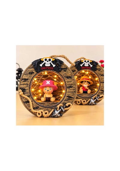 One Piece Monkey D. Luffy Varil Tasarımlı Led Işıklı Biblo & Gece Lambası Chopper I Chopper I