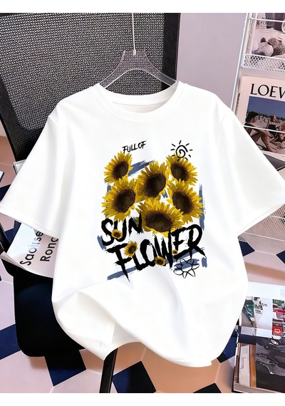 Noıssey Urban Pop Graphic Kadın Tişört Koleksiyonukod 5097 Beyaz1