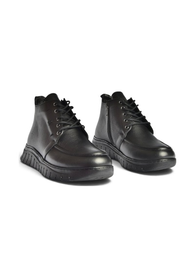 Fox Shoes Z555126003 Siyah Hakiki Deri Rahat Taban Kadın Bot