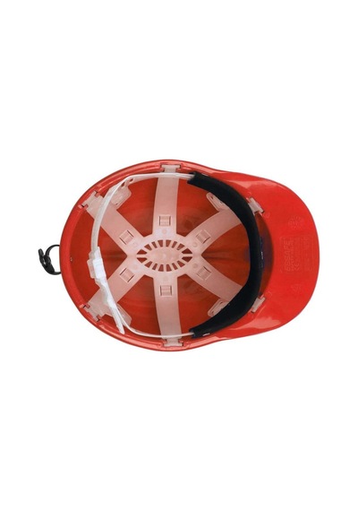 Essafe Ge 1580 -Vidalı Eko. Madenci Baret, Kırmızı -9E1102-