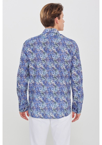 Erkek Lacı-yesıl %100 Pamuk Slim Fit Dar Kesim Büyük İtalyan Yaka Baskılı Gömlek Lacı-yesıl Erkek Lacı-yesıl %100 Pamuk Slim Fit Dar Kesim Büyük İtalyan Yaka Baskılı Gömlek Lacı-yesıl