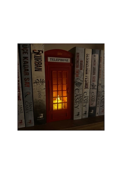 Londra'nın İkonu: Özel Hediye Kutulu Telefon Kulübesi Kitap Nook Book Nook Modeli