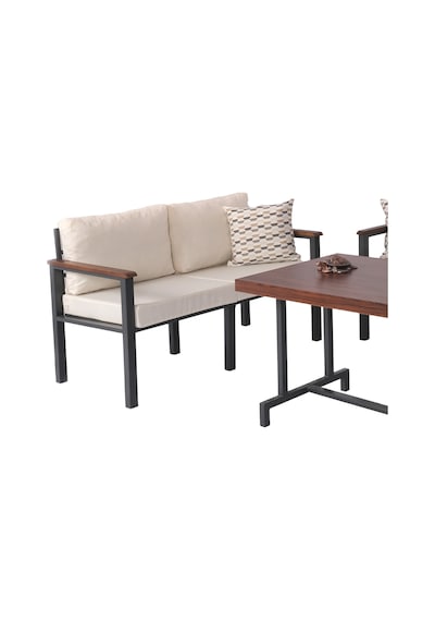 Neokas Metal Bahçe Takımı, 2 + 3 + M Balkon Seti, Kafe Koltuğu, Bekleme Alanı Koltuğu,