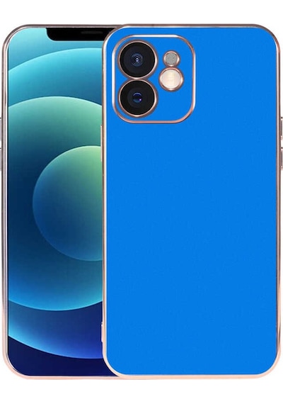 Apple Uyumlu iPhone 12 Kılıf Zore Viyana Yüzeyi Buzlu Transparan Tasarım Kılıf