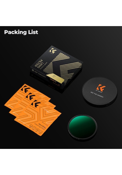 K&f Concept 52mm Nano-x Series Cpl Filter / 28 Katmanlı Optik Kalitesi