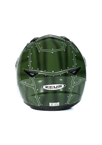 Zeus Zs-811a Al38 Green Silver Motosiklet Kaskı