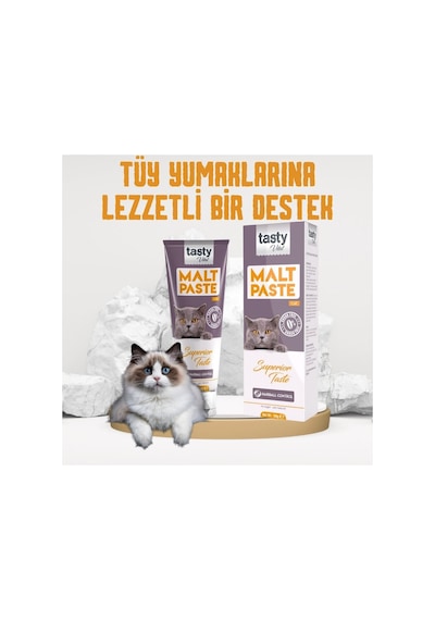 Kedi Malt Pasta 100 Gr Kediler Için Tüy Yumağı Önleyici