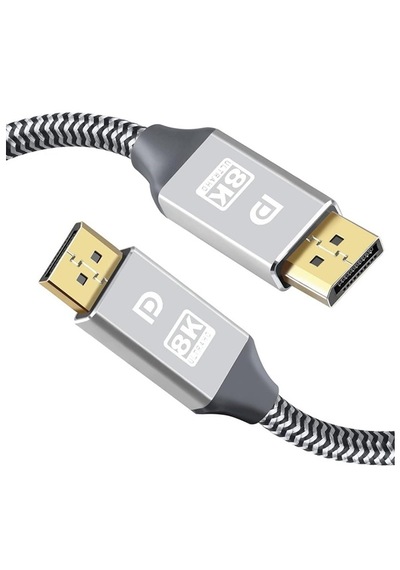 8k Displayport Kablosu Dp 1.4 1.5 Metre