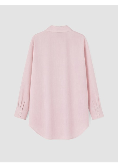 Lcw Everyday Pembe %100 Pamuklu Kadın Gömlek Tunik