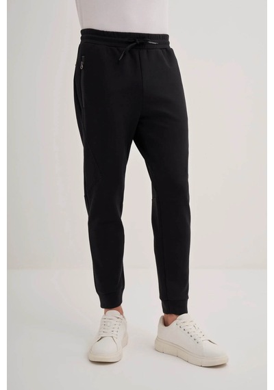 Cazador Slim Fit Rahat Kumaş Siyah Erkek Eşofman Altı 80010