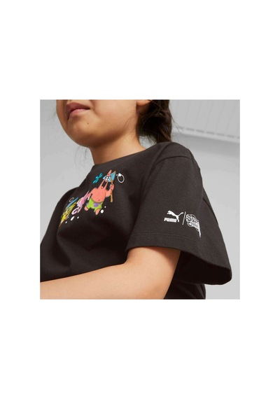 X Spongebob Girls Tee Puma Black Puma Black