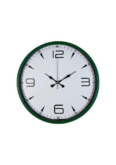 Yeşil Aura 36 Cm Standart Duvar Saati Çok Renkli