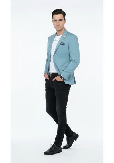 Plus Scorpion Erkek Mono Yaka Tek Düğmeli Çift Yırtmaçlı Blazer Ceket Premium Dokuma Kumaş, 8 Renk Mint Plus Scorpion Erkek Mono Yaka Tek Düğmeli Çift Yırtmaçlı Blazer Ceket Premium Dokuma Kumaş, 8 Renk Mint