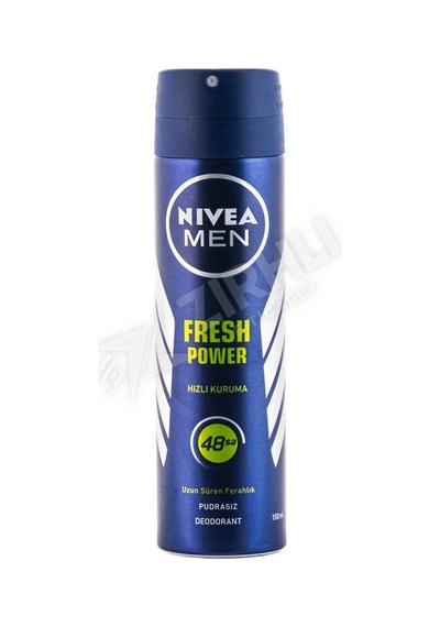 5 Adet Nivea Deodorant Fresh Power Pudrasız Men 150 Ml