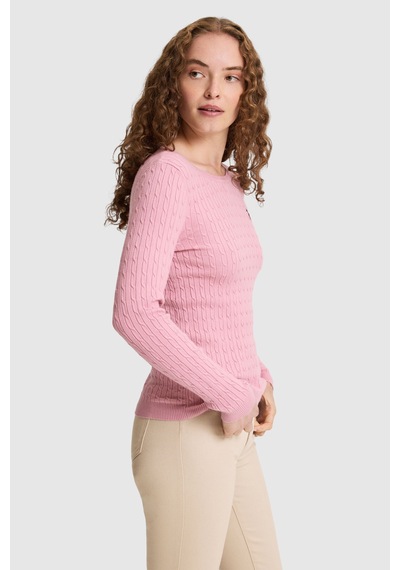 U.S. Polo Assn. Kadın Pembe Basic Kazak 50331602 Vr246 Seker Pembe