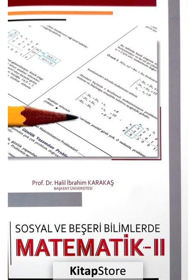 Sosyal ve Beşeri Bilimlerde Matematik-2 / Komisyon