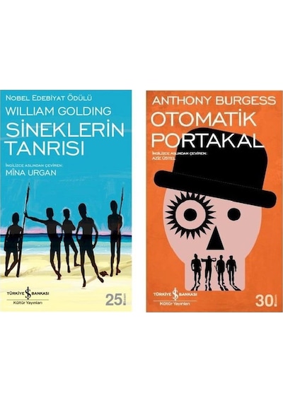 Sineklerin Tanrısı + Otomatik Portakal 2 Kitap  Set