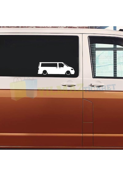 Volkswagen Transporter Basık Araç Oto Sticker Yapıştırma 1 Çift