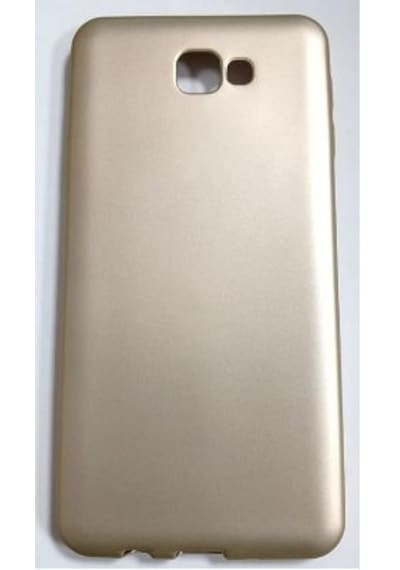 Samsung Galaxy Uyumlu J7 Prime Ruber Case Yumusak Slikon Kilif Gold