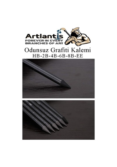 Odunsuz Grafiti Kalemi 12 Renk Ve 6 Siyah 1 Paket Odunsuz Kömür Kalemi Füzen Çizim Eskiz Kalemi Karakalem Kalemi