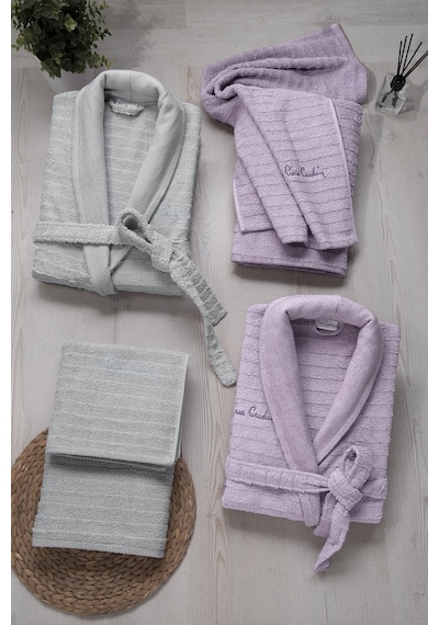 Pierre Cardin Wave Soft Aile Seti Lila - Gri
