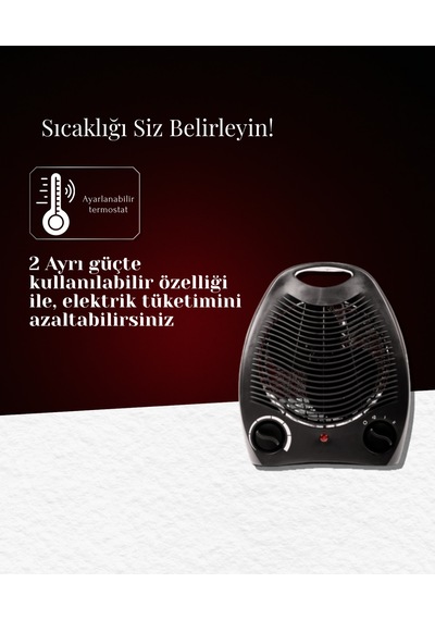 Yumatu Fanlı Isıtıcı 2000w