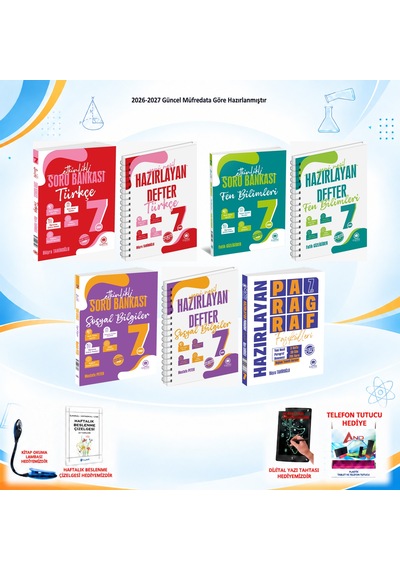 Çanta Yayınları 2026-2027 7. Sınıf Tüm Dersler 7 Kitap Tam Seri Set