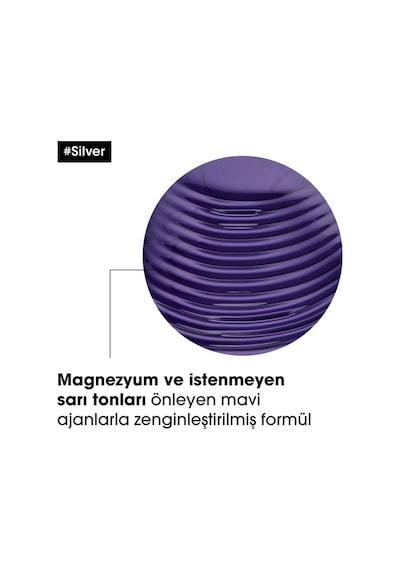 L'Oréal Professionnel Serie Expert Silver Renk  Mavi Şampuan 500 ML