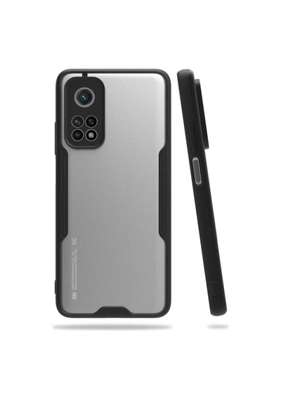 Xiaomi Mi 10T Pro 5G Kilif Kenar Renkli Kamera Korumali Mat Kapak 486326494