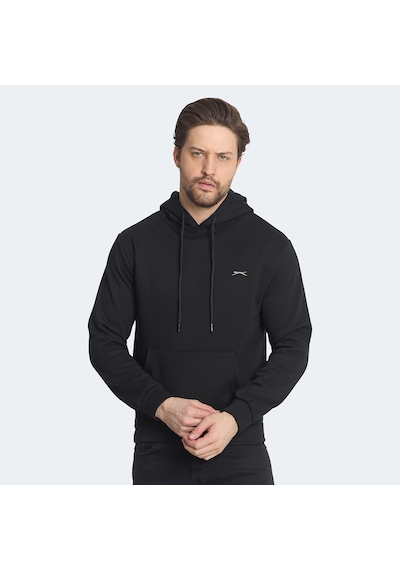 Slazenger KICKSON IN Erkek Sweatshirt Siyah
