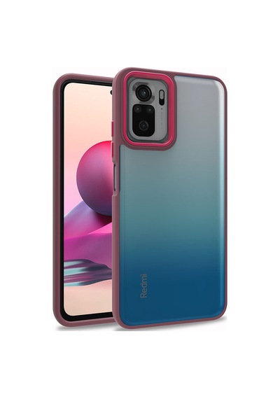 Zore Redmi Note 10 Kılıf Nvth Flora Kapak - Yeşil