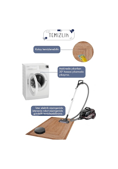 Decomia Home Dijital Yıkanabilir Kaymaz Taban Kitchen Mutfak Halısı Mutfak Dekorasyon,siyah 80 X 300