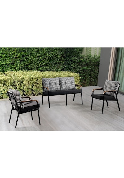 Tu Tienda Köyceğiz 2 1 1 Sehpa Bahçe Balkon Takımı, Kazayağı Kazayağı
