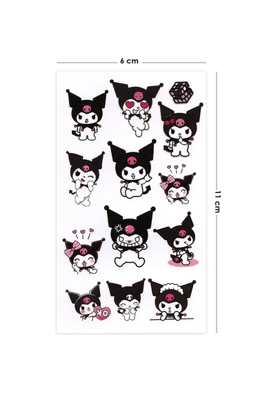Kuromi Mini Boy Geçici Dövme Kuromi Dövmesi Tattoo