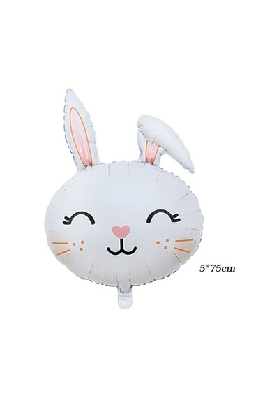 Tavşan Kafası Folyo Balon 75x55 Cm