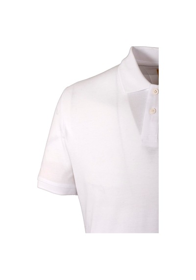 Erkek Polo Yaka Tişört Beyaz Slim Fit Ribanalı Kol T-shirt Ncs Jeans 1164-beyaz Beyaz